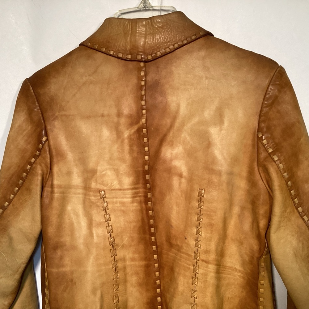 Vintage The Leather Ranch  Western Leather Jacket Women’s size medium - Picture 6 of 16